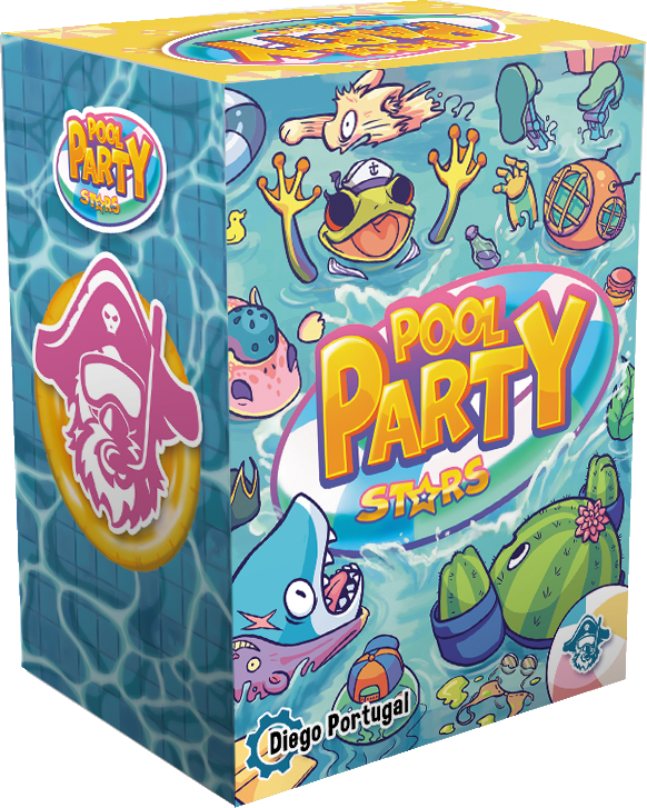 Pool Party Stars - Jogo de Tabuleiro