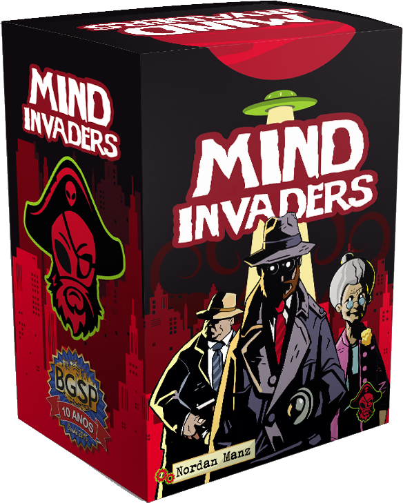 Mind Invaders + TOKEN DE ACRÍLICO - Estratégia | Pira no Board Game