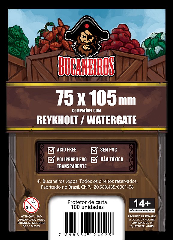 Sleeve Customizado para: Reykholt / Watergate (75x105) - Bucaneiros Jogos - Board Games (Jogos de Tabuleiro), Card Games e Acessrios Sleeve Customizado para: Reykholt / Watergate (75x105) - Bucaneiros Jogos - Board Games (Jogos de Tabuleiro), Card Games e Acessrios