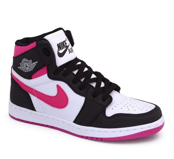 jordan branco preto