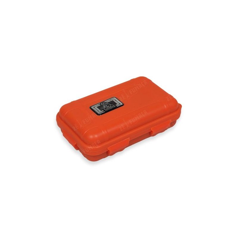 Case Porta Piteira Squadafum Pequeno - Laranja - Zé Fumaça