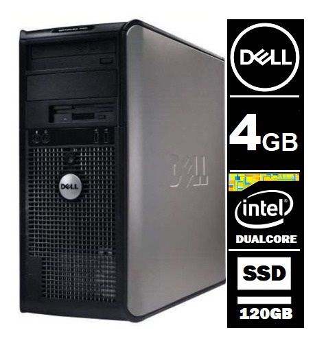 DELL OptiPlex 755 デスクトップPC 本体 Computador Dell Optiplex 755 Intel Dualcore 4gb 120gb Ssd - POP SHOP