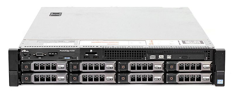 Servidor Dell R720 Poweredge 2 Xeon OctaCore 64gb 12Tb Sas - POP SHOP