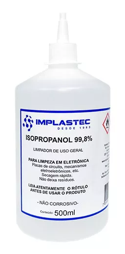 Álcool isopropílico 99% 500 ml - Av Supply