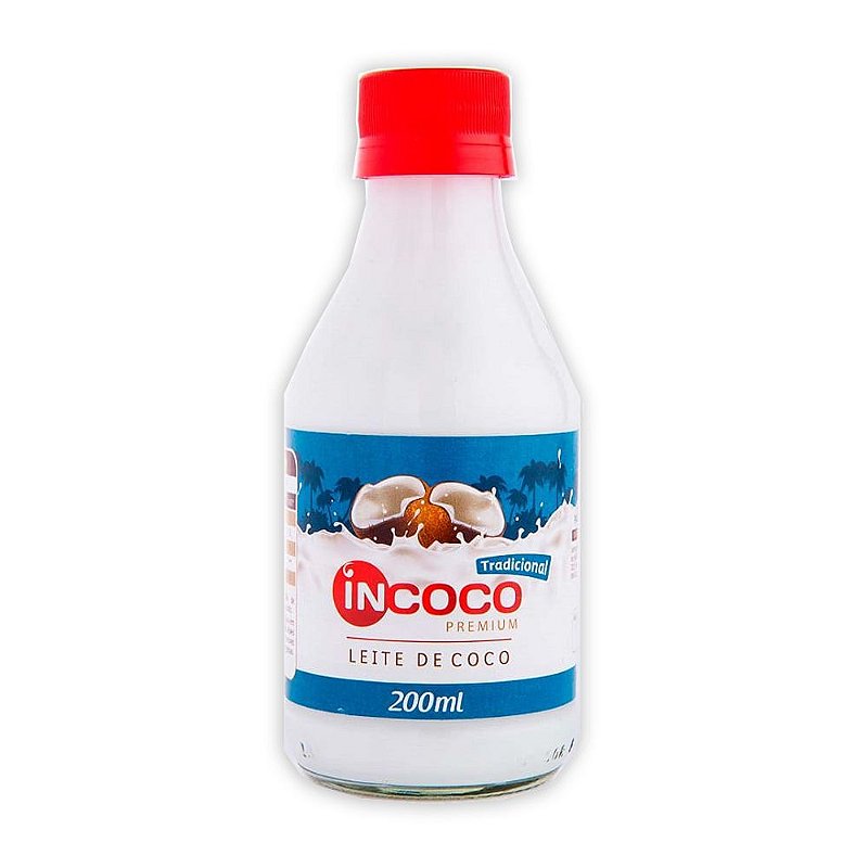 Leite De Coco Incoco Vidro 200Ml - Embalagem 24X200 ML - Preço