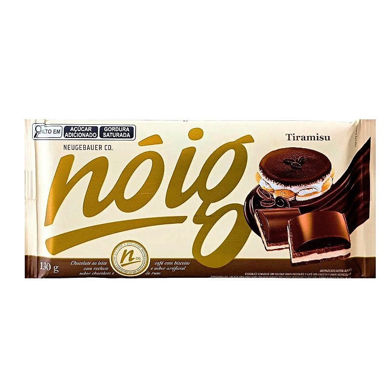 Chocolate Tablete Neugebauer Noig Tiramissu 130Gr - Embalagem
