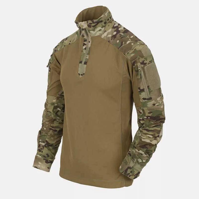 T-shirt Tactique Multicam Ukraine - Broderie Drone - Homme - Neuf