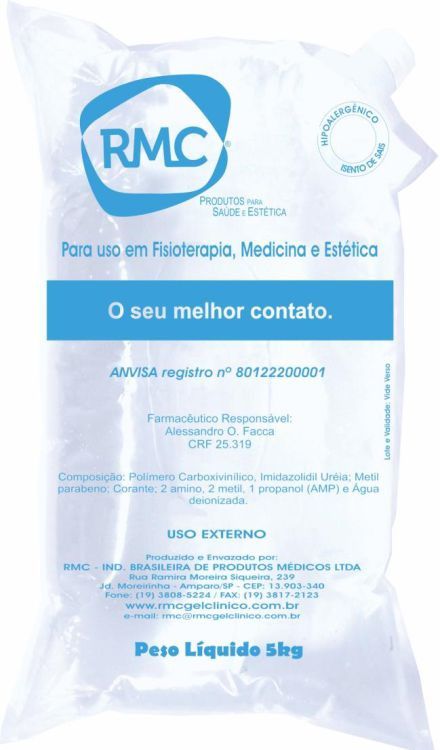 Gel Condutor Incolor RMC - Bag 1kg por apenas R$ 18,00