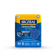 Fralda Bigfral Derma Plus Noturna Tamanho: M, G, Barato