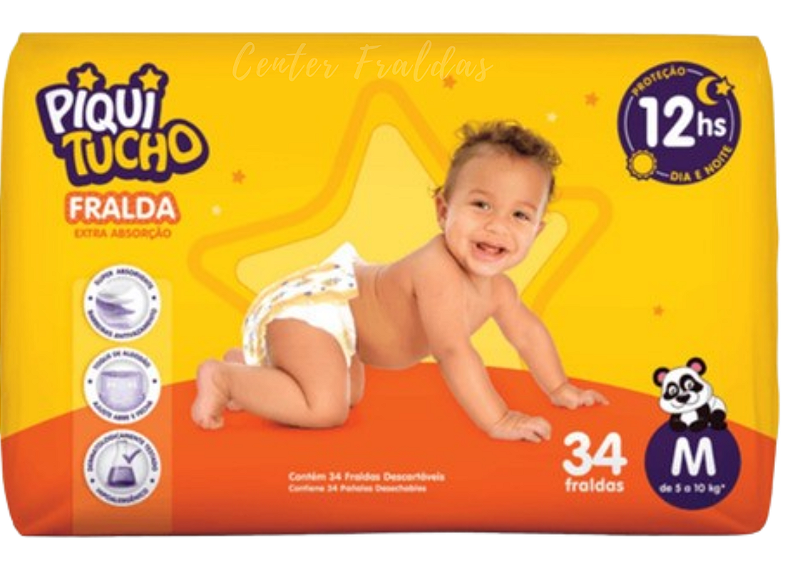 Fralda Infantil Piquitucho Dia e Noite Direto da Fabrica