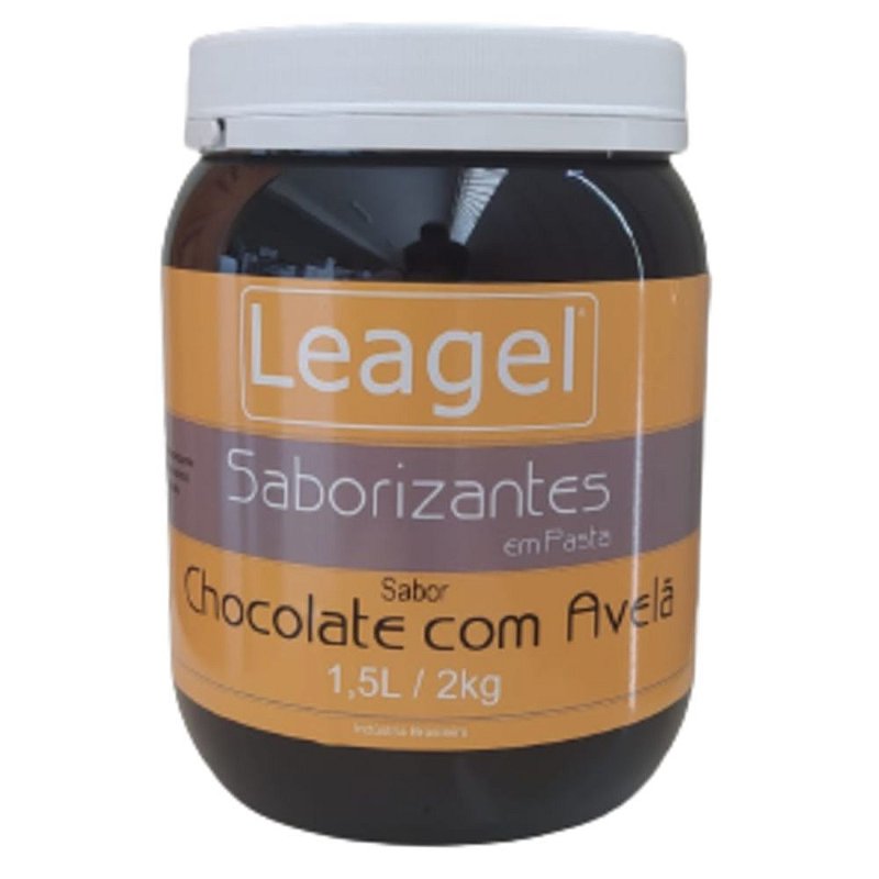 Base Saborizante em Pasta Leagel Sabor Chocolate com Avelã