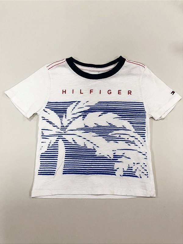 DESAPEGO 2-3 ANOS - Camiseta Tommy Hilfiger, manga curta, em