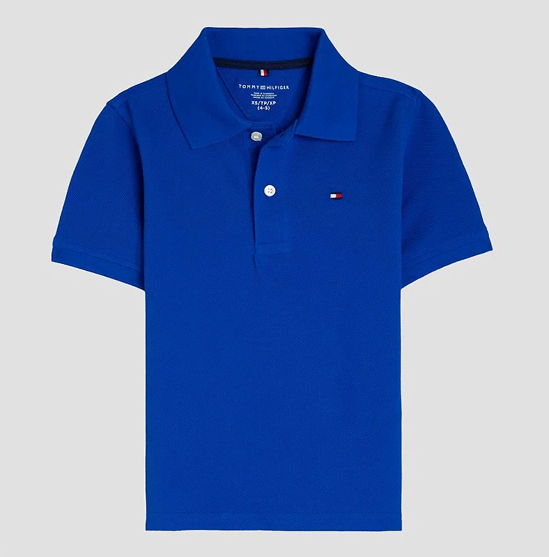 Linda camiseta Polo clássica Tommy Hilfiger, versátil e