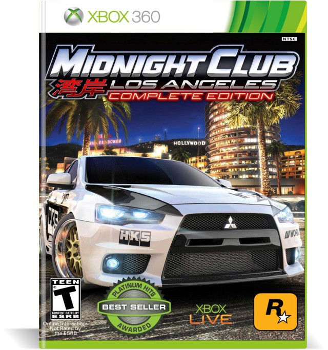 Midnight Club Los Angeles Complete Midia Digital Xbox 360