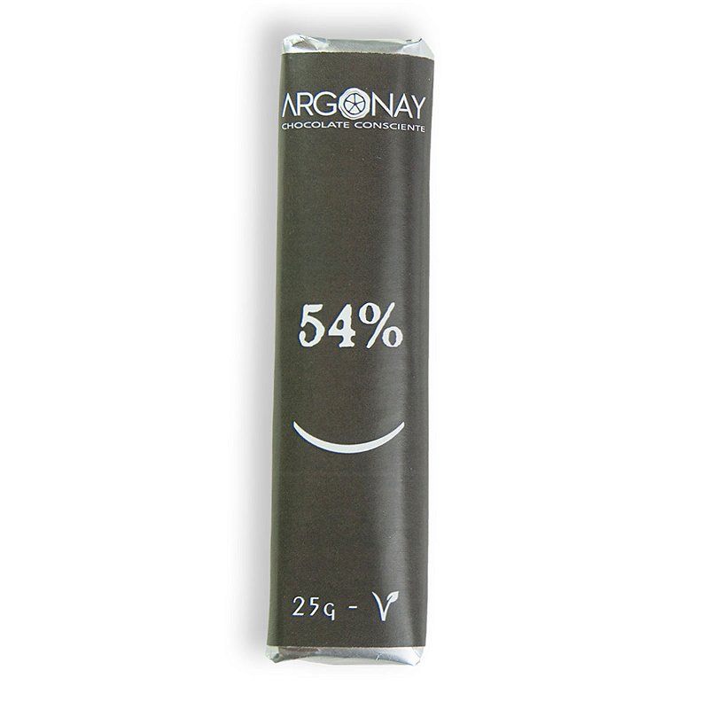 Barra de chocolate bean-to-bar 54% cacau - 25g