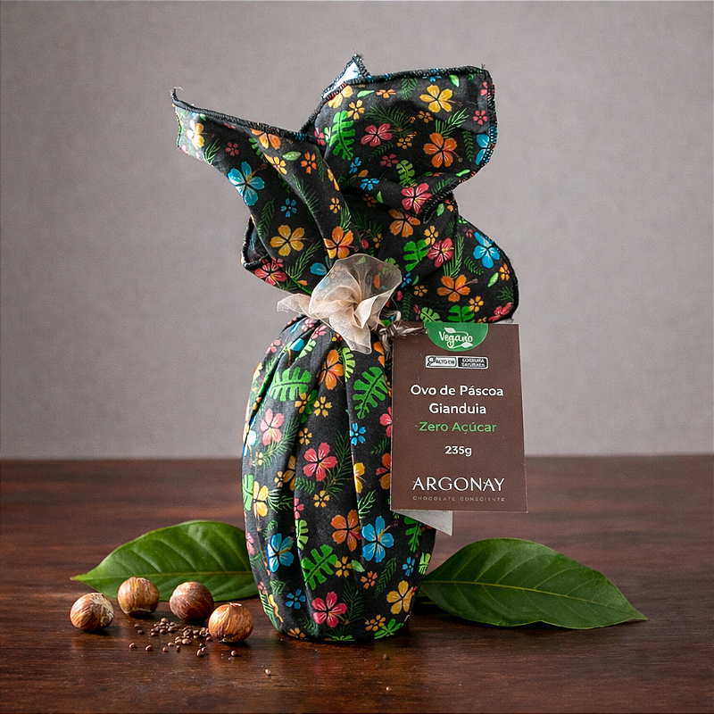 Ovo de Páscoa Gianduia Zero – Chocolate com Avelã – 235g