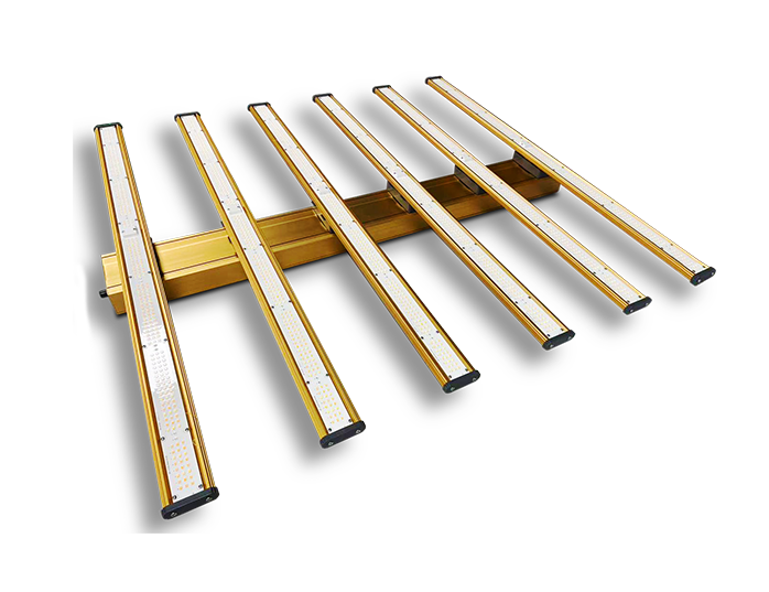 Painel Led Master Plants Quantum Board Pro-Mid Golden Series 635w