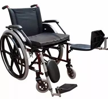 Cadeira de Rodas Flex com Elevação de Pernas Panturrilhas I Prolife - Life  Time Saúde