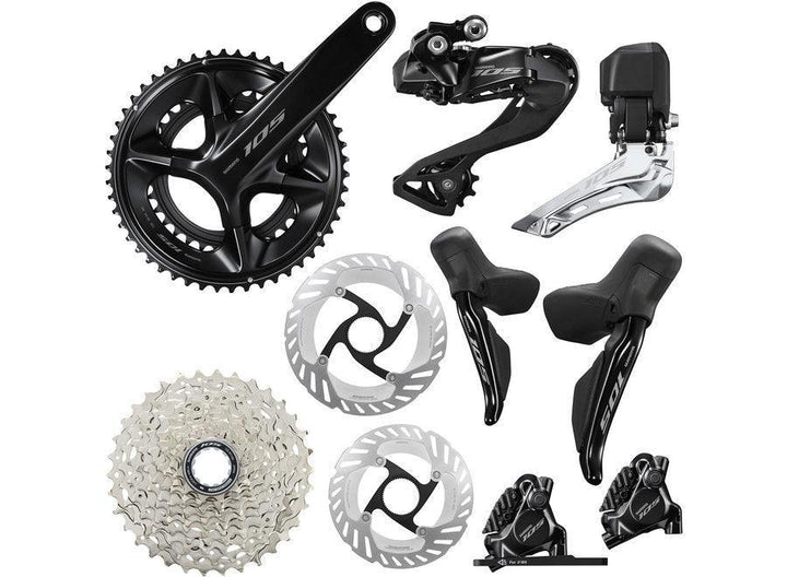 シマノ R7170 105 2x12s 電動Di2 グループセット GRUPO KIT SHIMANO Di2 105-r7170 12v GROUPSET - Ciclo Studio