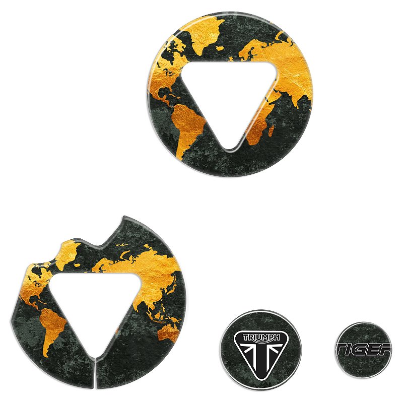 Réplica Adesivo Cromo Escapamento Gráficos Ponteira Belparts | Parcelamento Sem Juros - Foto 5