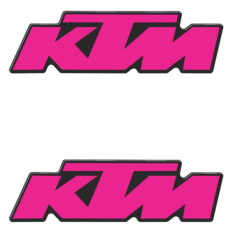Adesivo Protetor Ktm Logo Resinado