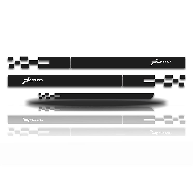 Adhesivos Laterales Compatibles Con Fiat Grafite 390 Punto Kit Comp