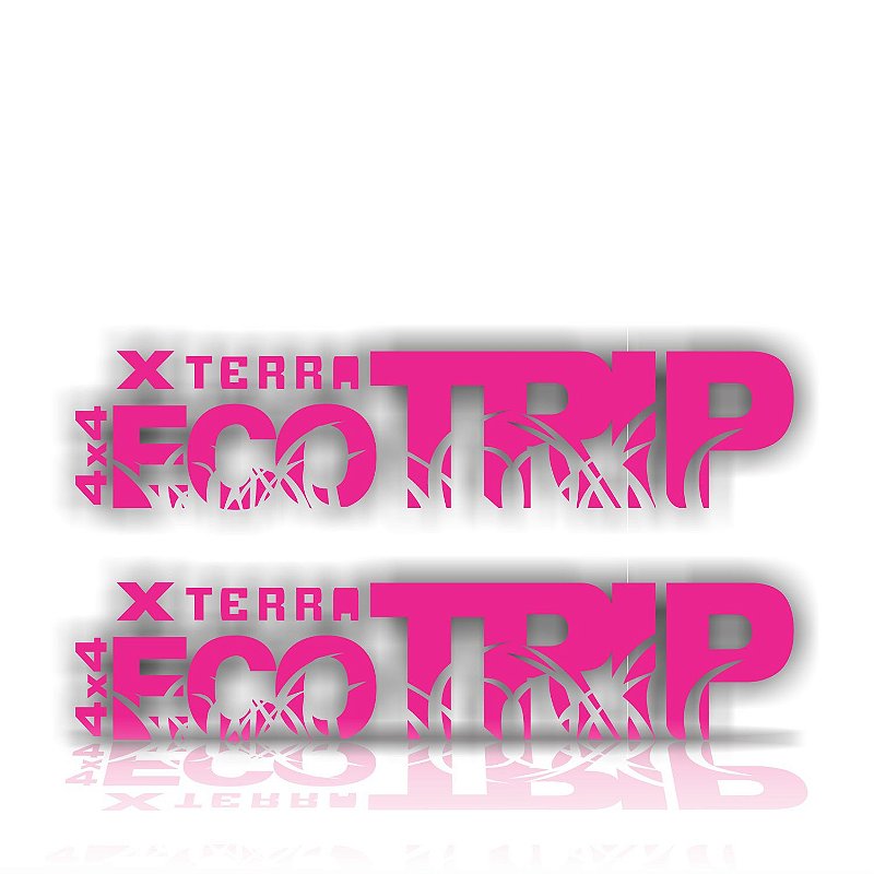 Adesivo Faixa Lateral Nissan Xterra Eco Trip 4x4 - Cromo Decor