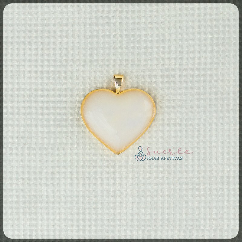 Pingente Coração G Ouro