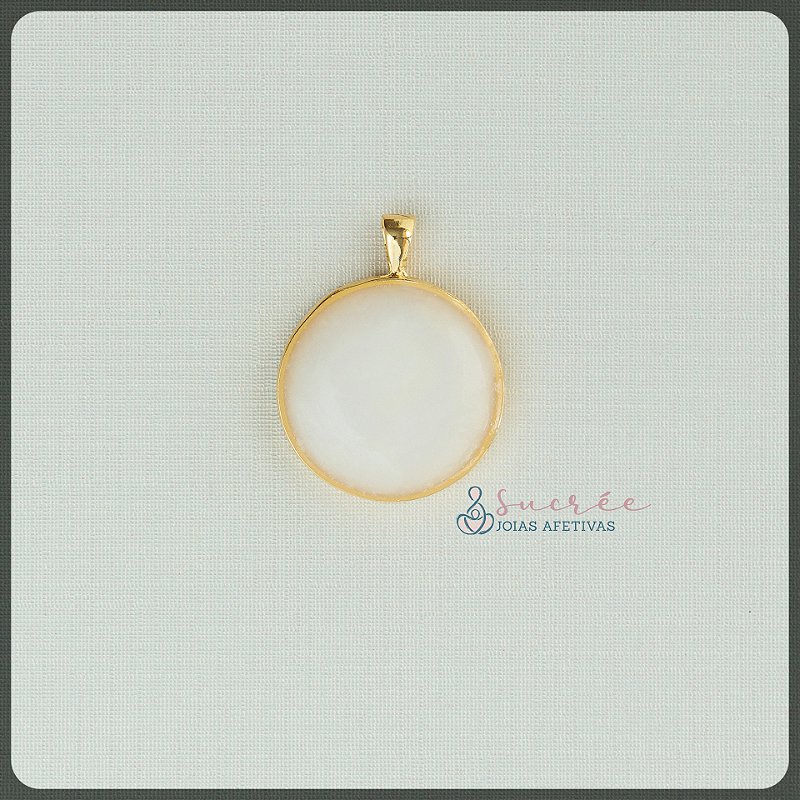 Pingente Círculo G Ouro