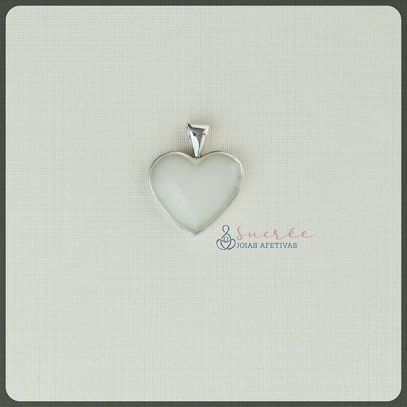 Pingente Coração P Prata