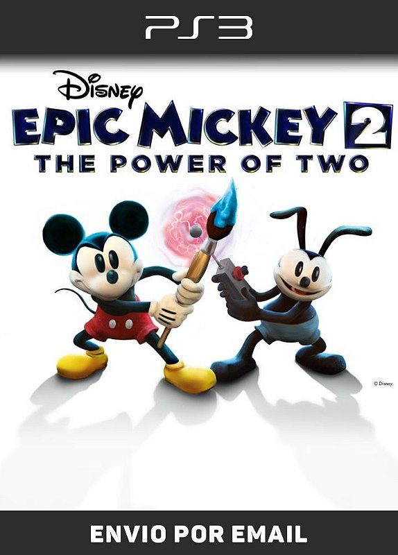 Disney Epic Mickey 2: The Power of Two - PS3 Mídia Digital - Sir Games -  Jogos Digitais para PS3, PS4, PS5 e Nintendo Switch