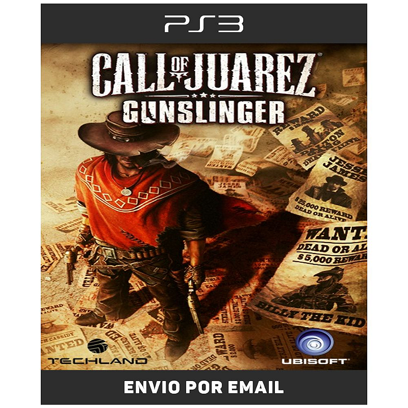 Call of Juarez Gunslinger - PS3 Midia Digital - Sir Games - Jogos Digitais  para PS3, PS4, PS5 e Nintendo Switch