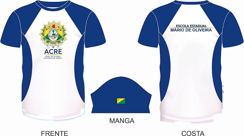 CAMISA ENSINO MÉDIO - Malharia Ponto Sem No