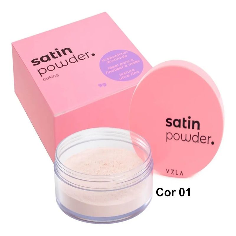 Pó Solto Satin Powder - Vizzela - Universe Makeup Store