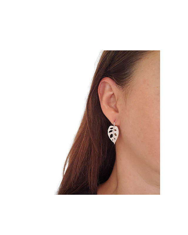 Brinco folha Monstera G