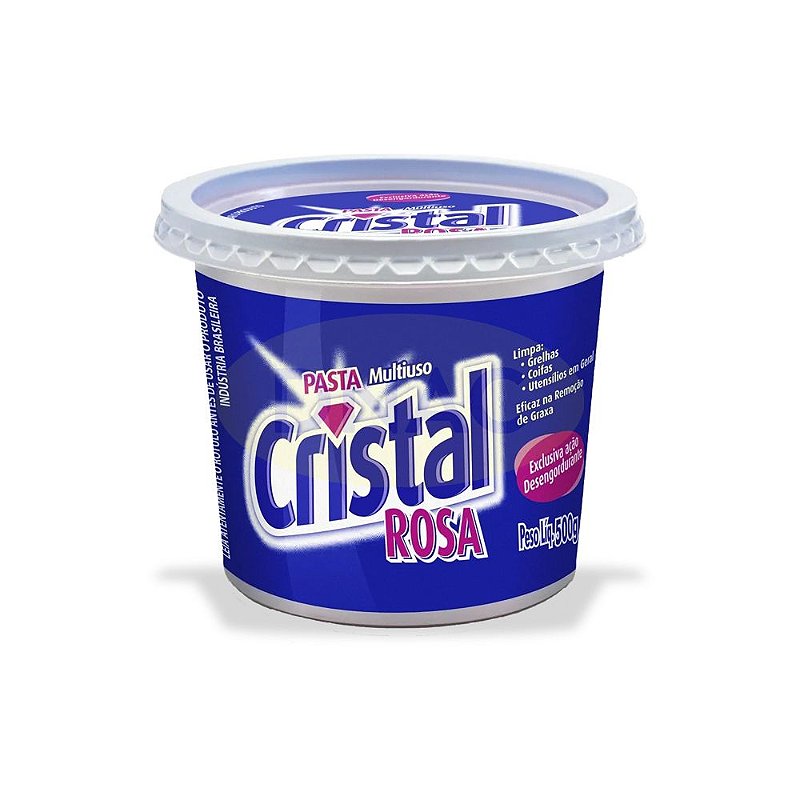 Pasta Rosa Cristal Multiuso para Limpeza Pesada a seco 500g - DNAC
