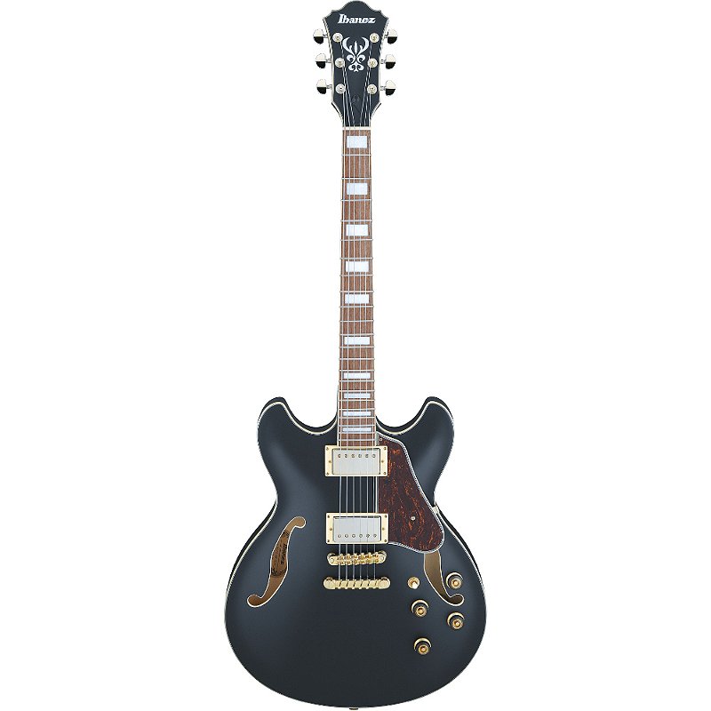 Guitarra Ibanez AS73G BKF Black Flat - semi hollow - Guitar Shop