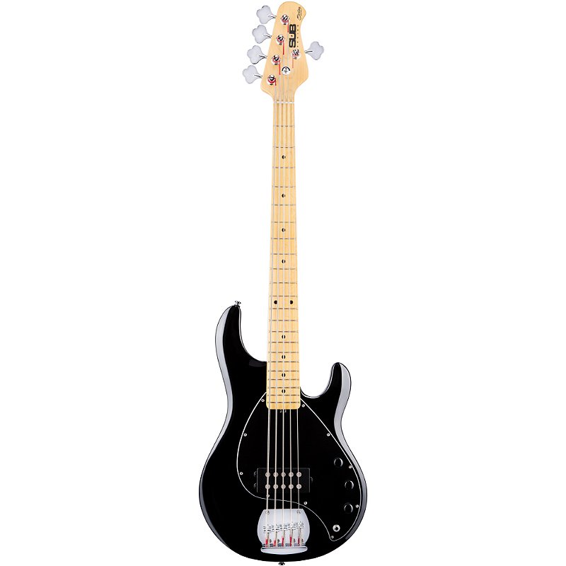 Baixo 5 cordas Sterling by Music Man StingRay 5 Black - Guitar