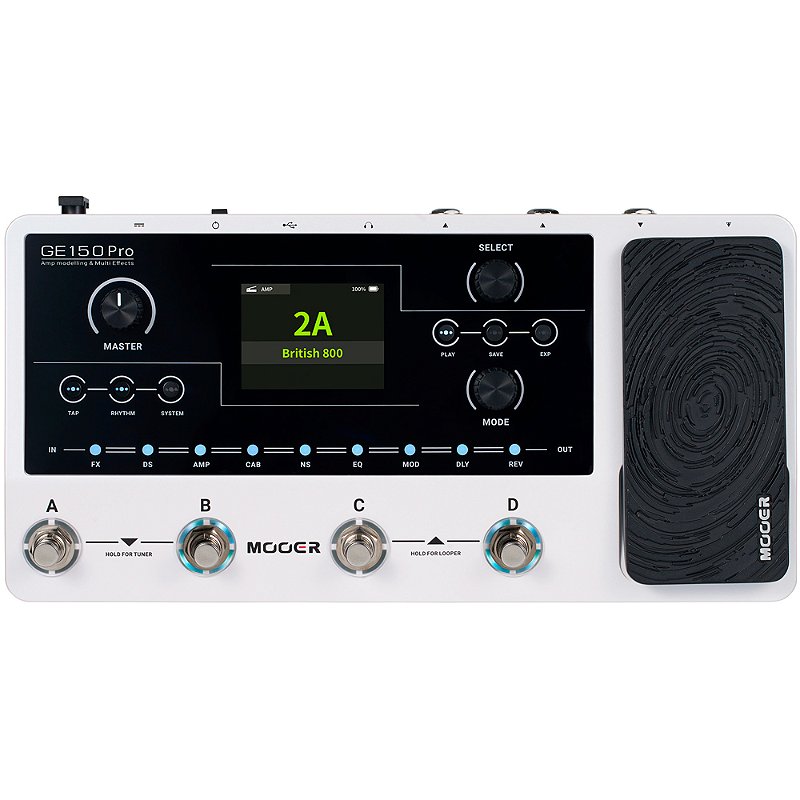 ギター MOOER GE150PRO Pedaleira Mooer GE150 PRO - Multi-efeitos para Guitarra - Guitar