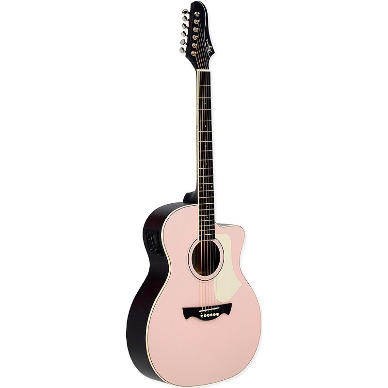 Violão Tagima Rio Negro Shell Pink Satin - Grand Auditorium Cutaway ...