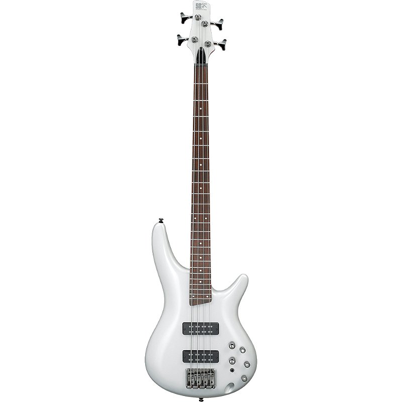 Baixo 4 Cordas Ibanez SR300E-PW Pearl White - SR Series - Guitar