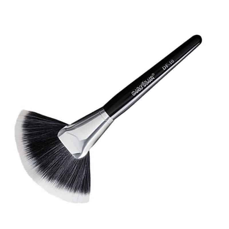 PINCEL PROFISSIONAL DUO FIBER LEQUE DF10 MACRILAN - Conveniências de Beleza  - os melhores produtos de maquiagem e beleza do país