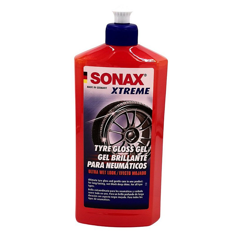 Kit Proteção e Hidratação de Pneus Sonax Tire Gloss Gel (500ml)