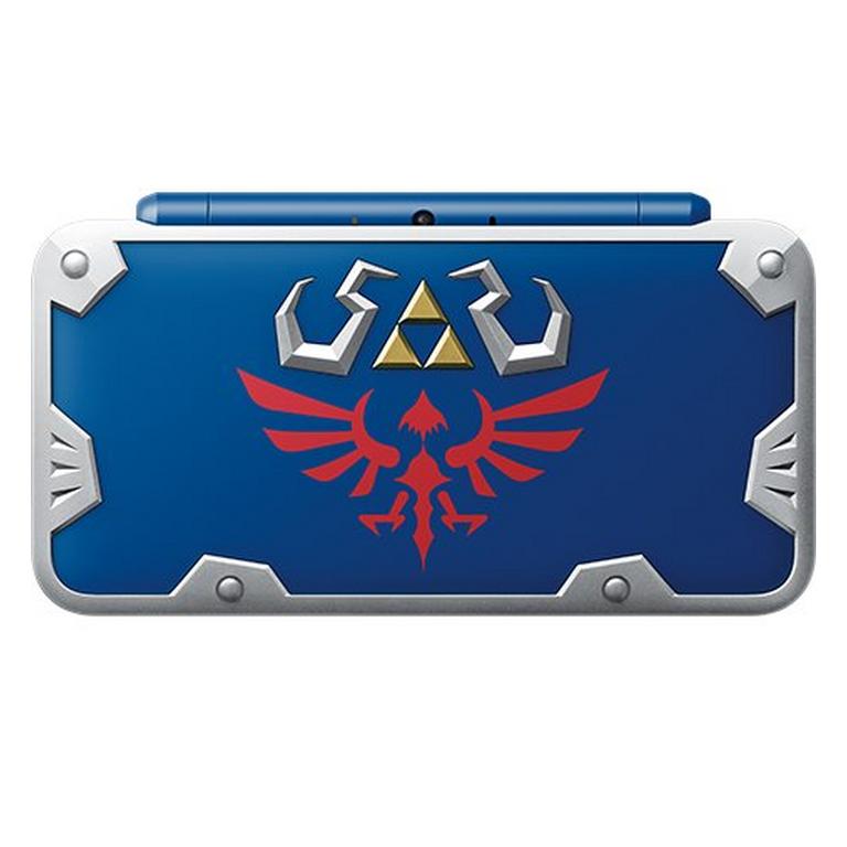 Nintendo New 2ds Xl Hylian Shield Edition Cor Azul Y Vermelho Y