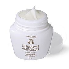 NUTRIDERME ANTIRRUGAS - Creme facial antirrugas com colágeno- 55g