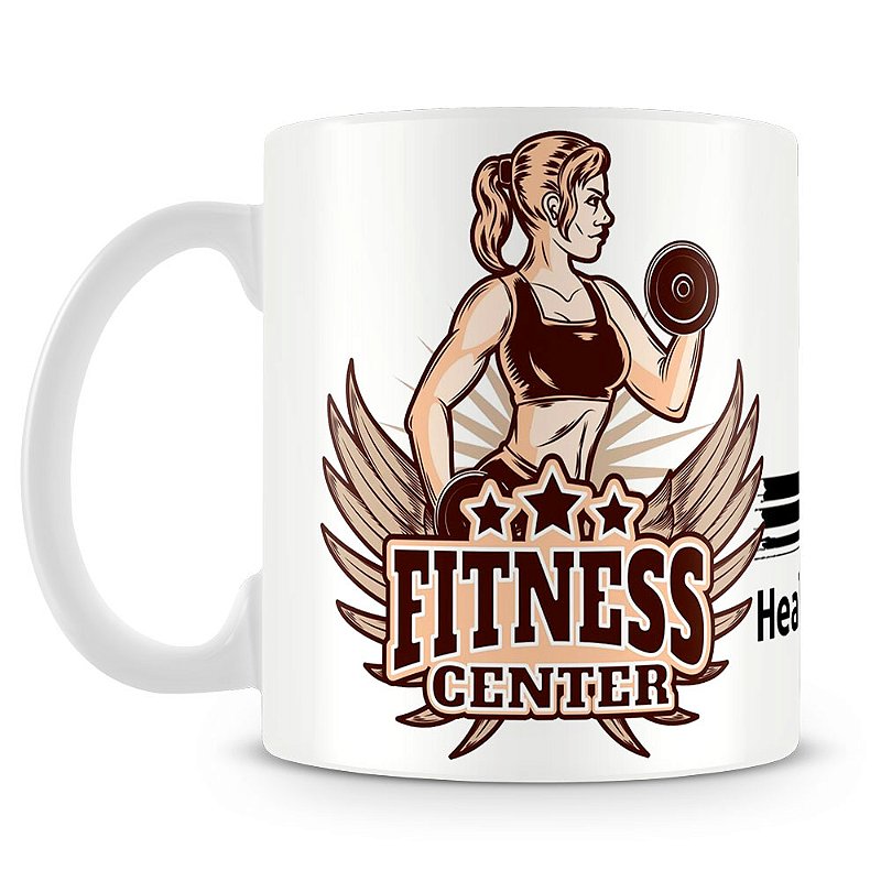 Caneca Fitness (Mod.4) - Caneca Personalizada para Todas as Ocasiões!