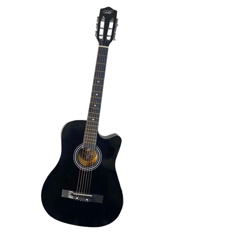 Violão Elétrico de Aço Ativo com Cutway Preto Mxt 39A BKCE - King