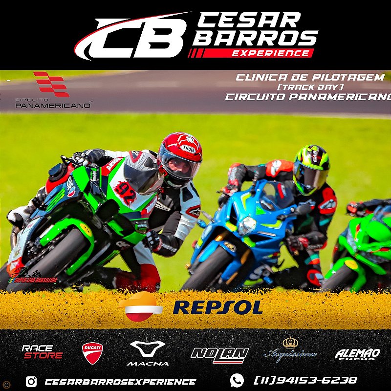 CLÍNICA DE PILOTAGEM/TRACK DAY  - CIRCUITO PANAMERICANO -  18/10/25