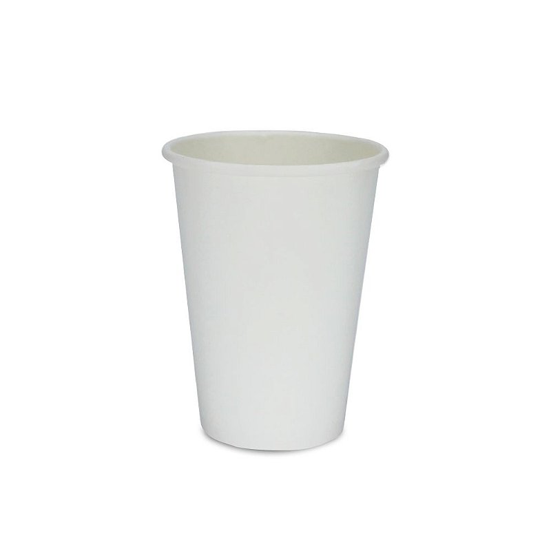 Pote de papel branco liso 240 ml biodegradavel 100 unidades - Braspel -  Pote - Magazine Luiza