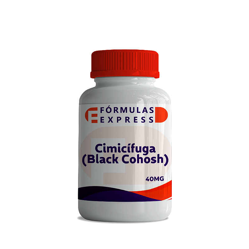 Cimicífuga (Black Cohosh) 40mg 60 Cápsulas Fórmula Express